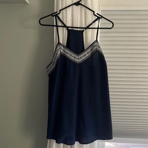 Navy blue tank top